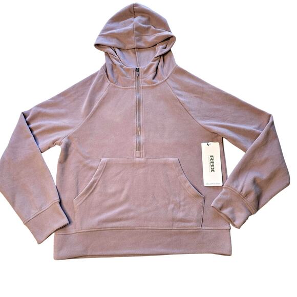 RBX Hoodie Womens Small Half Zip Pullover Lightweight Athletic Athleisure Lounge - Picture 1 of 11